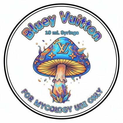💎 Bluey Vuitton Mushroom Liquid Culture – 10 mL Syringe