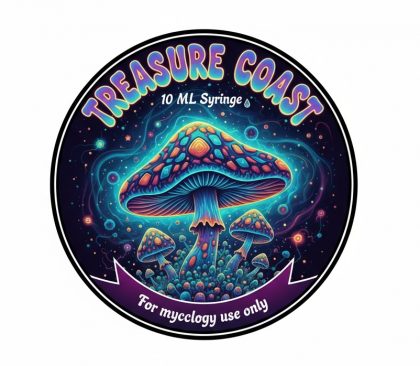 🌊 Treasure Coast Mushroom Liquid Culture – 10 mL Syringe