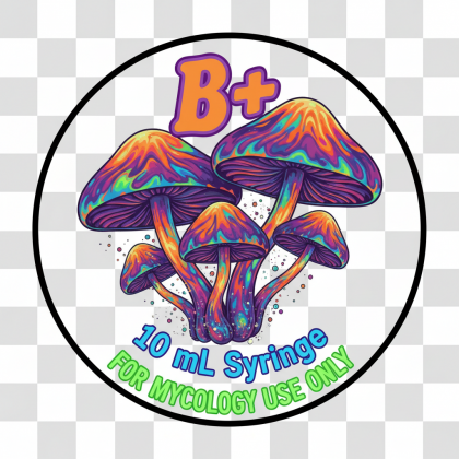 🍄 B+ Mushroom Liquid Culture – 10 mL Syringe